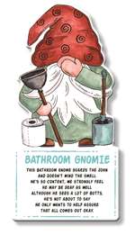 60268 BATHROOM GNOMIE - HOMIE GNOMIES