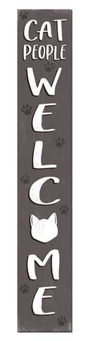 60769 CAT PEOPLE WELCOME - PORCH BOARD 8X46.5
