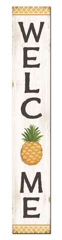 60771 WELCOME - PINEAPPLE - PORCH BOARD 8X46.5