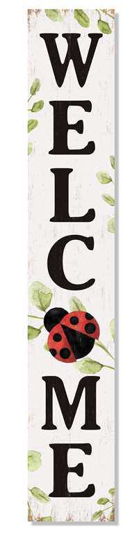 60978 WELCOME - LADYBUG - PORCH BOARDS 8X46.5