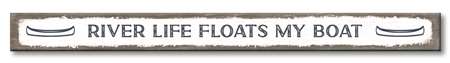 61284 RIVER LIFE FLOATS - WHITE SKINNIES 1.5X16