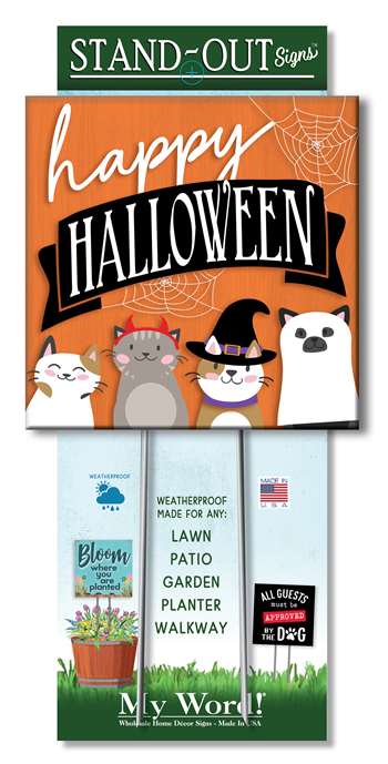 61448 HAPPY HALLOWEEN - STAND-OUT SQUARE 8X8