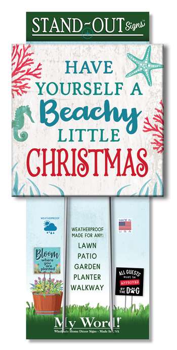 61476 HAVE YOURSELF A BEACHY LITTLE CHRISTMAS - STAND-OUT SQUARE 8