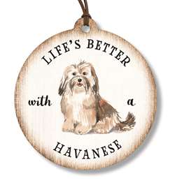 HAVANESE - DOG BREED KEEPSAKES 4"