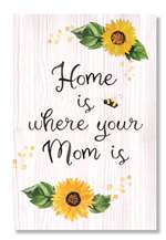 HOME IS WHERE YOUR MOM IS - WELL SAID 6X10