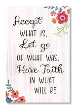 62527 ACCEPT WHAT IS, LET GO - WELL SAID 6X10