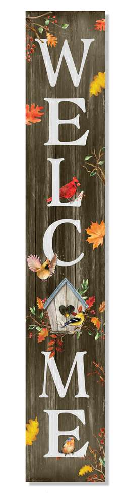 62705 WELCOME - FALL BIRDHOUSE - PORCH BOARDS 8X46.5