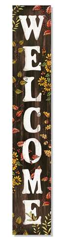 62711 WELCOME - FALL FLORAL - PORCH BOARDS 8X46.5