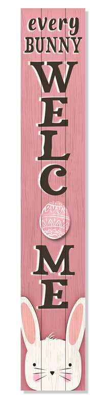 62751 EVERYBUNNY WELCOME  - PORCH BOARD 8X46.5