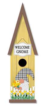 63313 WELCOME GNOME YELLOW - GNOME HOME 24X6
