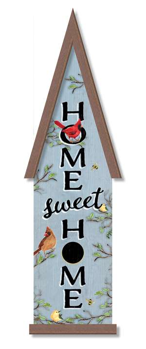 63315 HOME SWEET HOME BIRDS - GNOME HOME 24X6