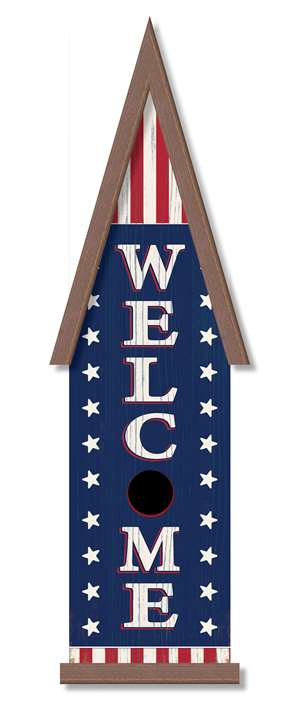 63316 WELCOME PATRIOTIC - GNOME HOME 24X6