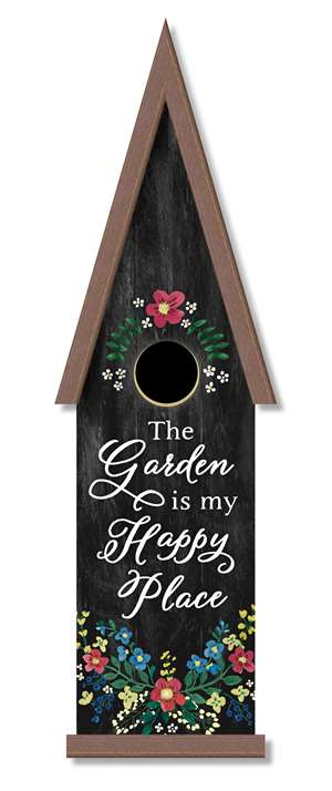 63318 THE GARDEN IS MY HAPPY PLACE - GNOME HOME 24X6