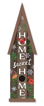 63327 HOME SWEET HOME W/ SNOWFLAKES - GNOME HOME 6X24