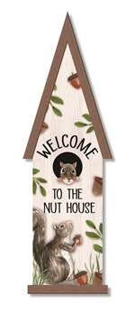 63340 WELCOME TO THE NUTHOUSE - GNOME HOME 6X24