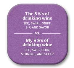 67719 THE 5 S'S OF DRINKING - SIP TALKERS 4X4
