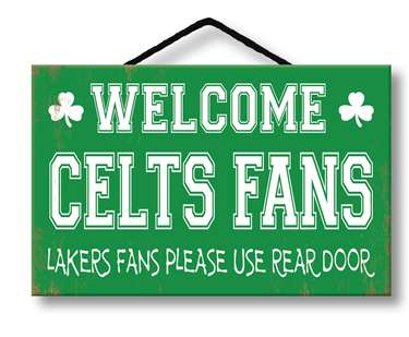 73237 WELCOME CELTS FANS - HANG-OUT 5X8