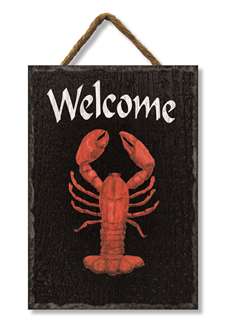 73272 LOBSTER WELCOME - SLATE IMPRESSIONS 8x11.25