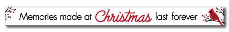74951 MEMORIES MADE AT CHRISTMAS - WHITE SKINNIES 1.5X16