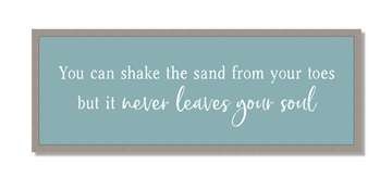 76491 YOU CAN SHAKE THE SAND - 12X32 FRAMED