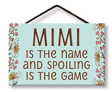 77612 MIMI IS THE NAME - HANG-UP 8X5 W/ CORD