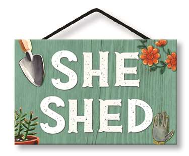 77626 SHE SHED - HANG-UP 8X5 W/ CORD