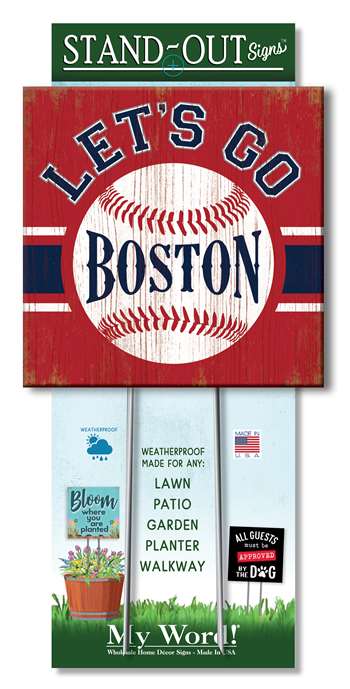 78962 LET'S GO BOSTON - STAND-OUT SQUARE